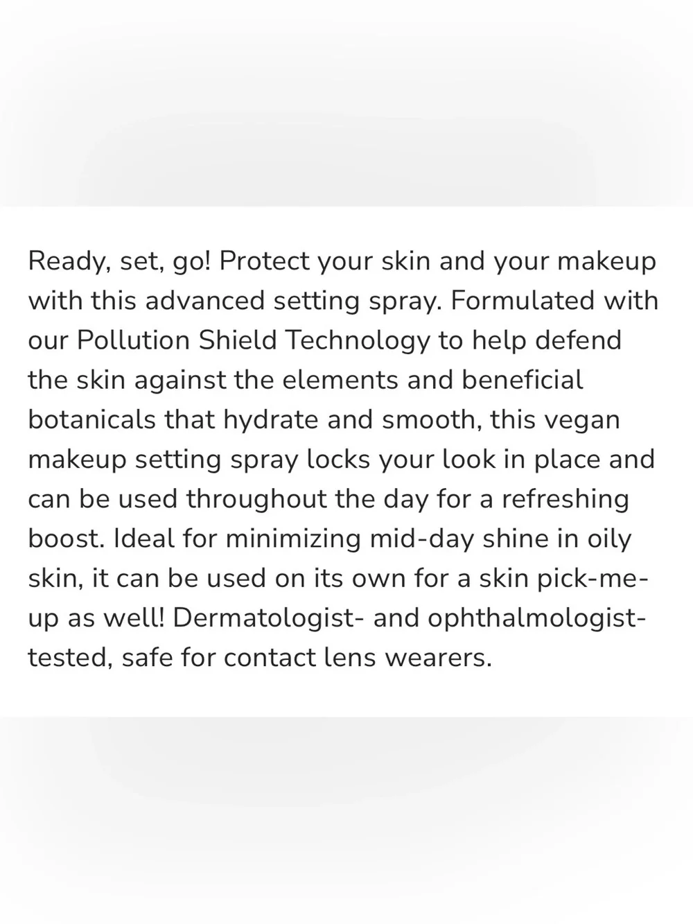 NEW - Arbonne Let It Set Refreshing Finishing Spray